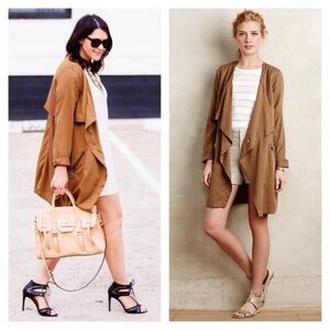 Anthropologie Cartonnier Day Tripper Lightweight Trench Jacket